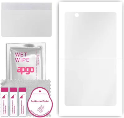 Produktbild von apgo Rückseite Schutzfolie, klar, kompatibel mit Huawei MediaPad M5 lite, Hinten Hydrogel-Displayschutzfolie mit Positionierhilfe, kratzfest, einfache Montage
