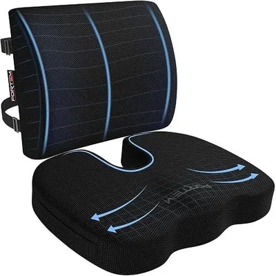 Zdjęcie produktu dla Poduszka lędźwiowa do krzesła biurowego ergonomiczna pamięć
