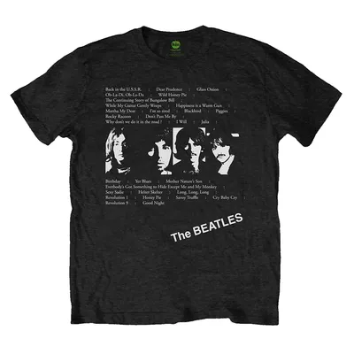 Image de T-shirt « Album Tracks » des Beatles pour homme/femme (unie) RO2215 (XL) (noir)