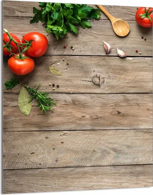 Image de Plaque de recouvrement pour cuisinière 40x52 Vitrocéramiquefeld Couverture anti-éclaboussures Plaque de verre Déco Planche à découper, bois Tomates