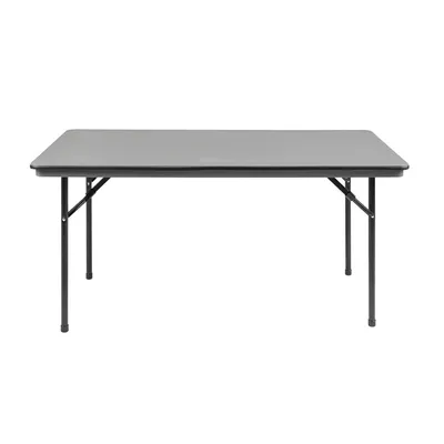 Image de Table pliante rectangulaire Bolero grise 152 cm