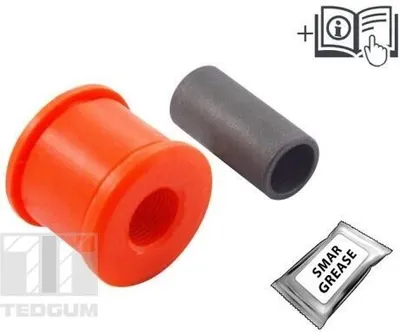 Produktbild von TEDGUM Stoßdämpfer-Buchse TED75939 Vorne beidseitig unten oben für IVECO DAILY IV Kasten/Kombi Polyurethan(Polyurethan) 16mm 40mm
