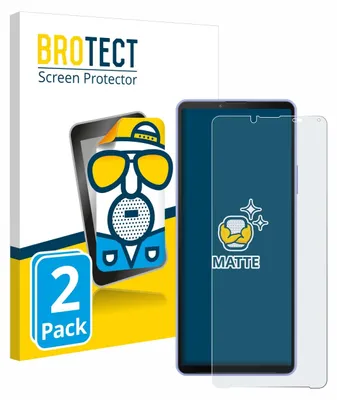 Product packaging for screen protectors, showing a stylized illustration of a phone and the screen protector itself.