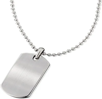 Produktbild von Save Brave Anhänger mit Kette Edelstahl 70,cm Silbergrau ohne Stein 444090001