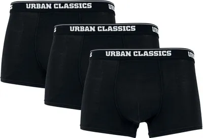 Produktbild von Urban Classics Boxershort Herren Organic Boxer Shorts 3-Pack schwarz M