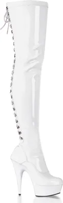 Produktbild von DELIGHT-3063 Damen Boots von Pleaser, Weiß  , EU 42, US 12