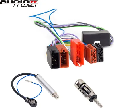 Produktbild von Audioproject A420 - Autoradio Radioadapter SET Aktivsystem Adapter für Audi A2 A3 A4 B5 A6 A8 TT Porsche VW BOSE DSP + 2 Antennenadapter ISO