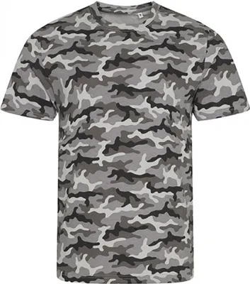 Produktbild von Just Ts & Polos JT034 | Herren Camo T - Farbe: Grey Camo - Größe: L