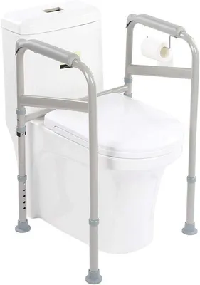 Productafbeelding van Verstelbaar Toiletveiligheidsframe van Koolstofstaal voor Ouderen en Gehandicapten