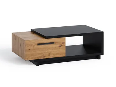 Produktbild von Couchtisch INES IN-03 Loft [Eiche Artisan + Schwarz]