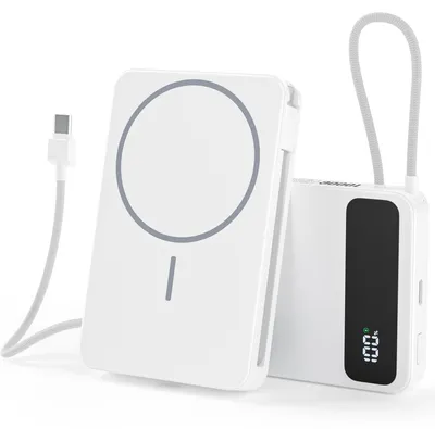 Obrázok produktu pre Power bank pre MagSafe, 10 000 mAh, bezdrôtová prenosná nabíjačka s 15W MagSafe