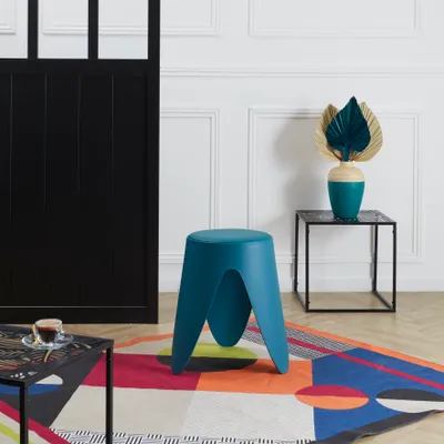 Produktbild von Eve Duck Hocker, blau – 6er-Set