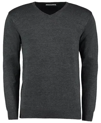 Produktbild von Kustom Kit Arundel Pullover mit V-Ausschnitt FK432 (XL) (Anthrazit)