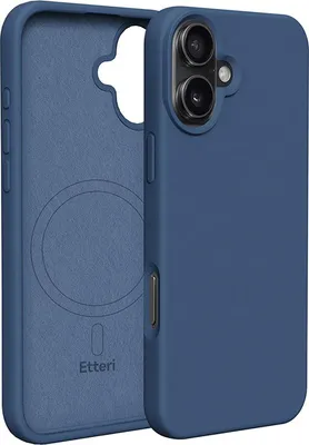 Image de Etteri Silicone Mag Case Housse pour iPhone 17 Pro Max - Bleu clair