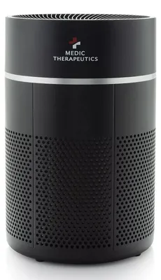 Obrázek produktu pro Čistič vzduchu s HEPA filtrem H13 a kompaktním designem, vhodný pro alergiky - černý