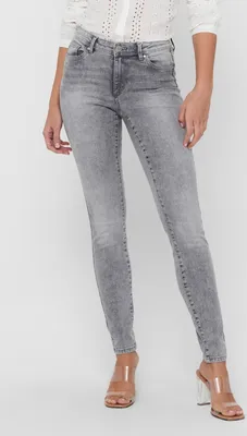 Produktbild von ONLY Classic Waist Skinny Jeans Damen Grau Denim