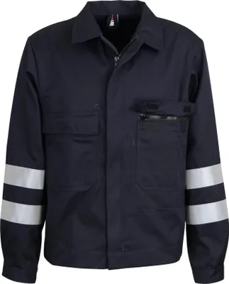 Produktbild von beb HANDWERK Herren Bundjacke REFLEXSTREIFEN Polyestermix Marine 114