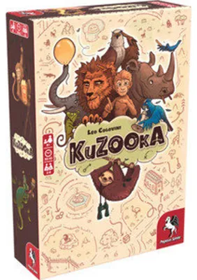Produktbild von Pegasus KuZOOka, Brettspiel, Rollenspiele, 8 Jahr(e), 30 min, 45 min, Familienspiel