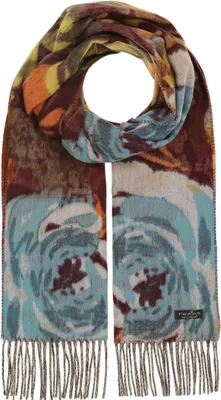 Produktbild von FRAAS Schal Cashmink Scarf With Romantic Floral Design True Blue mehrfarbig