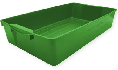 Image de BURI Profi boîte de jardinier bac à plantes 58x32x11cm pot de culture vert clair bac à plantes robuste, résistant au gel, résistant aux intempéries