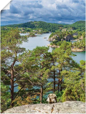 Produktbild von ARTland Poster Landschaft auf Riveneset in Norwegen Größe: 45x60 cm