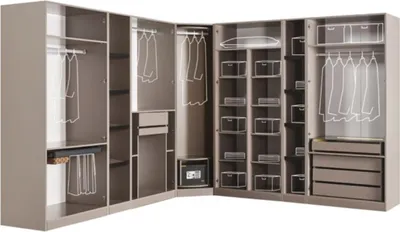 Produktbild von Begehbare Schränke konfigurieren Schlafzimmer Schrank Loft Möbel Eckschrank