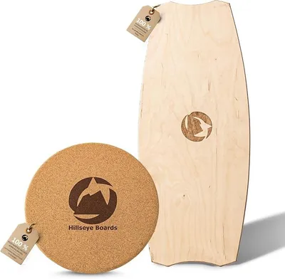 Imagen del producto de Entrenador de equilibrio de madera para entrenamiento en interiores y exteriores
