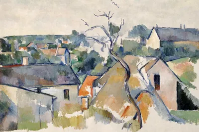 Immagine prodotto di Poster 30x20cm Rooftops, Paul Cezanne Vintage per il soggiorno