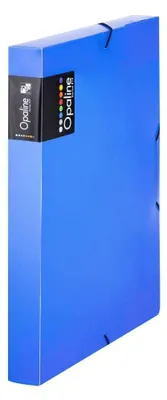 Immagine prodotto di Cartella A4 con elastico Opaline - dorso 3 cm / blu