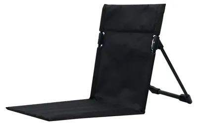 Immagine prodotto di Sedia da campeggio, portatile, imbottita, nera