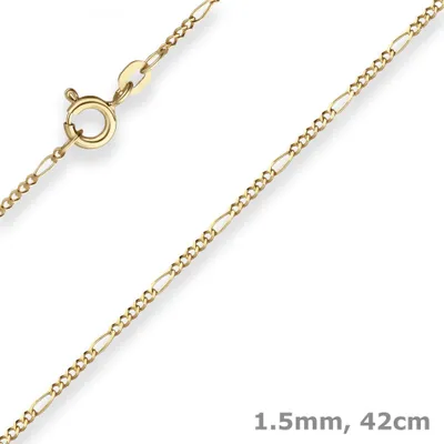 1-5mm-Figarokette-diamantiert-aus-585-Gelbgold-42cm