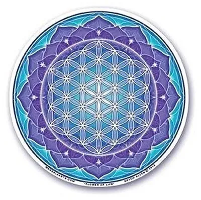 Immagine prodotto di Adesivo per Finestra Fiore Della Vita - 10,5 Cm Set Da 4 Pz