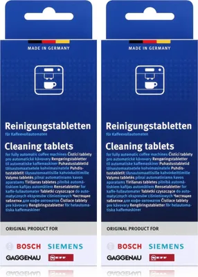 Produktbild von 2x Bosch TCZ6001 Reinigungstabletten für Kaffeevollautomaten