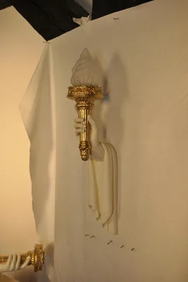 Produktbild von Klassische Design Fackel Wandleuchte Leuchten Wand Lampe Lampen Leuchten Fackel