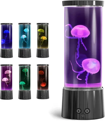 Immagine prodotto di Lampadina Kwallen - Luce d'atmosfera per acquari - Illuminazione decorativa - 17 colori, 4 modalità - 5 watt - Nero