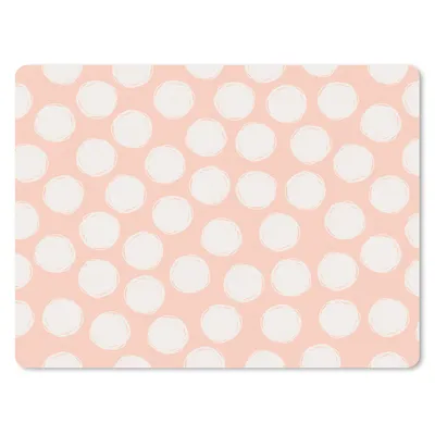 Produktbild von MuchoWow® Mauspad Mousepad Polka dots - Rosa - Muster 40x30 cm - Mousepads - Maus Mat - Pad - Mausunterlage - Anti Rutsch