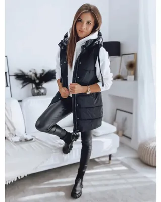 Productafbeelding van Dstreet damesquiltvest Tolis, zwart, maat XL