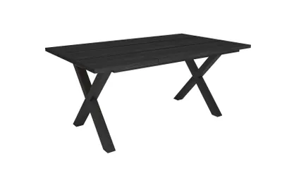 Image de TETRIX Table à manger, 167x90x74cm, Pour 8 personnes, Meubles de Salon, Noir