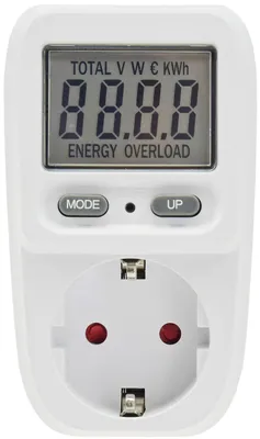 Immagine prodotto di Contatore di consumo energetico a 230 Volt, misura il consumo fino a 3600 watt