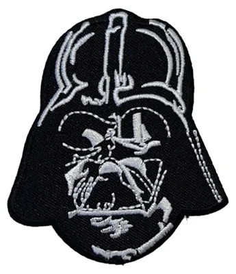Obrázok produktu pre Disney © Star Wars Darth Vader 2 - Záplata, nažehľovacia, nažehľovacia, nášivka, záplata, nažehľovacia, veľkosť: 9,7 x 6 cm