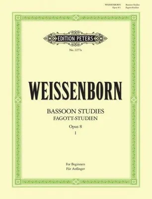 Productafbeelding van Fagott-Studien, Heft 1: Für Anfänger op. 8