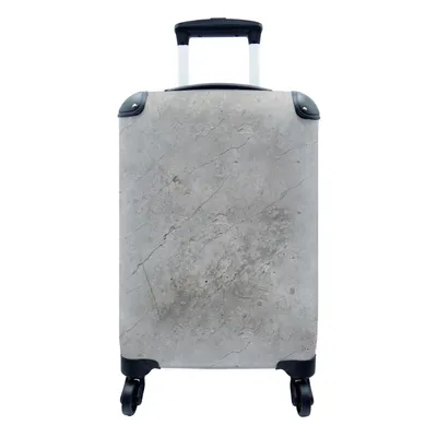Produktbild von MuchoWow® Koffer Handgepäck Trolley Rollkoffer Kleine Reisekoffer mit 4 Rollen - Muster - Beton - Alt - Cabin Size < 55x40x23 cm & 55x40x20 cm - Fotokoffer - Kabinenkoffer - Boardgepäck - Reise-Box - Reisekoffer - Reisegepäck - Koffer mit Bild - Trolley für Kinder