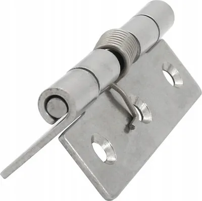 Produktbild von Scharnier mit Selbstschließfeder aus rostfreiem Stahl 50x1,5 mm rostfrei