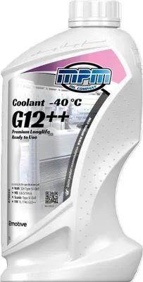Produktbild von MPM Premium Longlife G12++ Kühlmittel Kühlerfrostschutz 1L Rot Antifreeze Fertigmischung