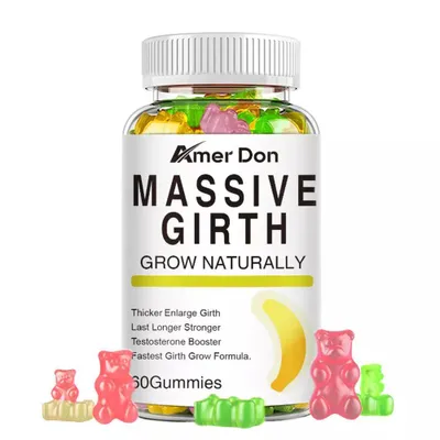 Produktbild von Massive Girth Male Enhancement (60 Gummibärchen) Nahrungsergänzungsmittel, Männergesundheit, Sexual Performance