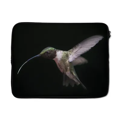 Produktbild von MuchoWow® Laptop Hülle 15 Zoll Kolibri - Vogel - Federn Laptoptasche - Laptoptasche - Sleeve - Rundum-Schutz