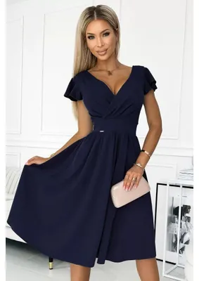 Produktbild von Kleid NUMOCO MATILDE 425-3 BLAU Größe: S