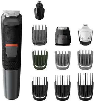 Produktbild von Philips MG5730/13/15/18 Multigroom Series 5000 Nass-/Trocken-Konturenschneider, 3-7 mm Schnittlänge, 80 min Akkubetrieb, 7 Kammaufsätze, abwaschbar, Langhaarschneider
