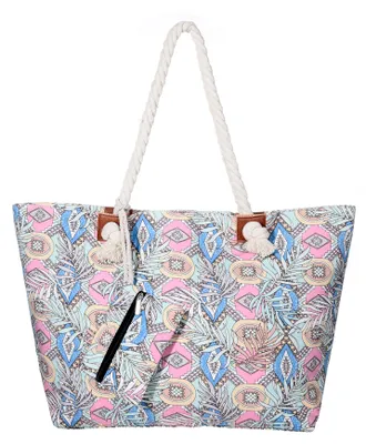 Produktbild von Große Strandtasche wasserabweisend mit Reißverschluss - Modern Life