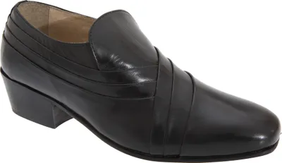Produktbild von Montecatini Herren Vamp Herren Leder Schuhe Softie DF862 (43 EU) (Schwarz)